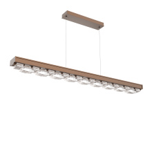 Hammerton PLB0100-60-BB-TE-CA1-L1-000 - Tessera 60-Inch Linear Chandelier
