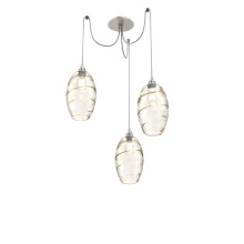 Hammerton SCB0035-03-BS-OA-C01-E2 - Ellisse Round 3pc Swag Multi-Pendant