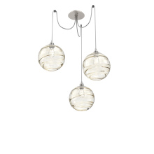 Hammerton SCB0047-03-BS-OA-C01-E2 - Terra Round 3pc Swag Multi-Pendant