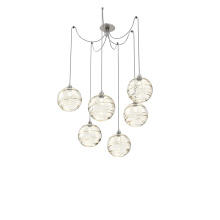 Hammerton SCB0047-06-BS-OA-C01-E2 - Terra Round 6pc Swag Multi-Pendant