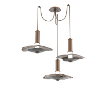 Hammerton SCB0099-03-BB-00-C01-L3-BI - Cumulus Round 3pc Swag Multi-Pendant Chandelier
