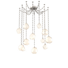 Hammerton SNB0039-12-BS-A-CH1-L1 - Gem Multi Light Pendant Multi Port Canopy Beige Silver