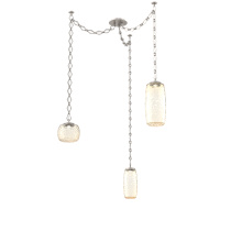 Hammerton SNB0091-03-BS-A-CH1-L1 - Vessel Multi Light Pendant Beige Silver