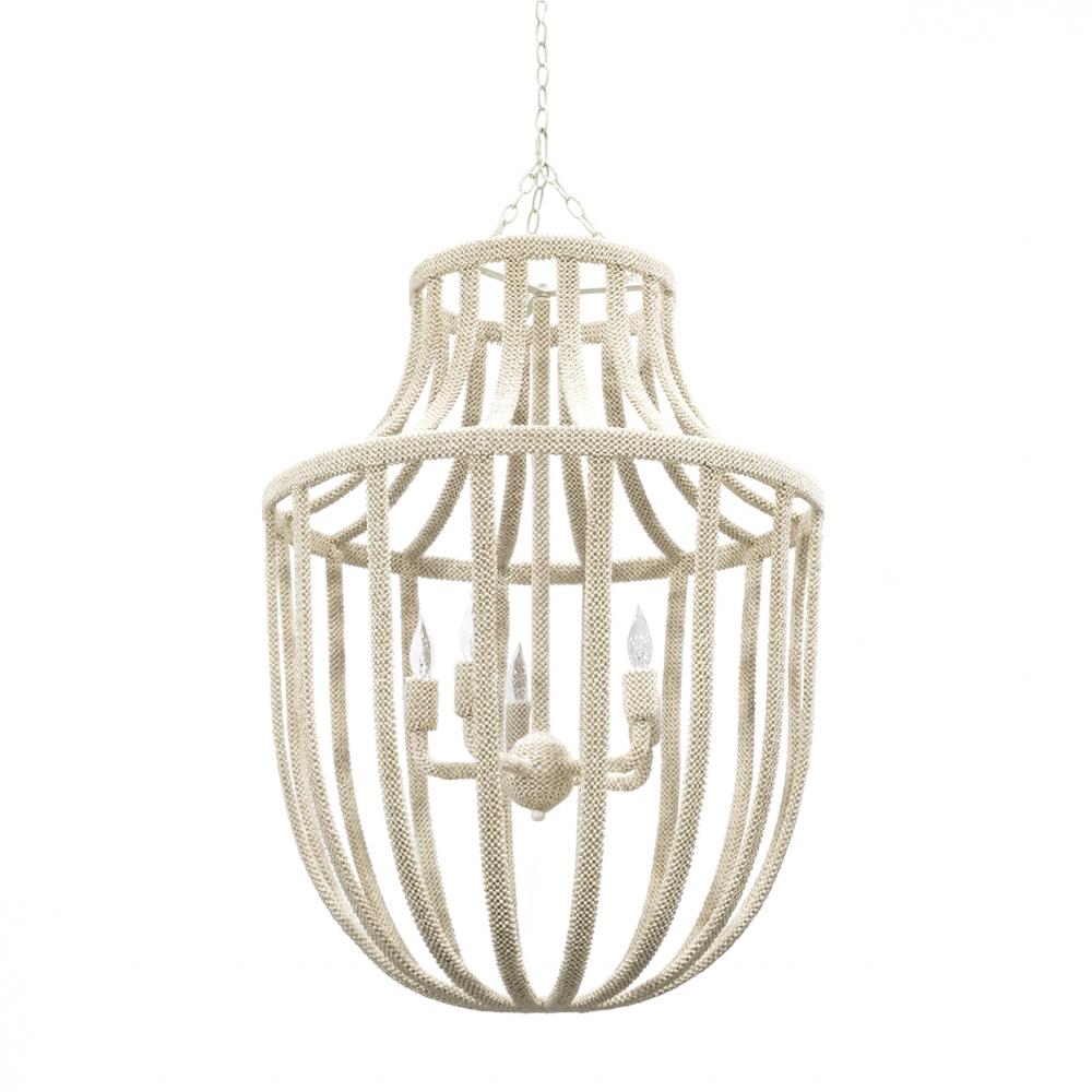 PALOMA COCO CHANDELIER WHITE