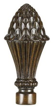 CAL Lighting FA-5014A - 3.87" Height Resin Finial In Light Wood