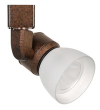 CAL Lighting HT-888RU-WHTFRO - 6.25" Height Metal and Plc Track Head in Rust Finish