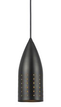 CAL Lighting UP-1106/6-ORB - 8.1" Tall Metal Pendant in Brushed Steel Finish