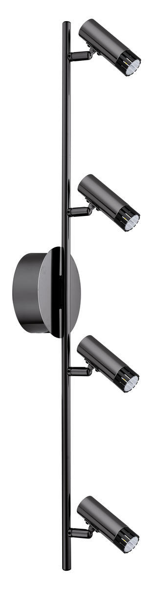 4 LT Integrated LED Track Light w/ a Black Chrome Finish