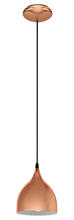 Eglo 94743A - 1x60W Pendant w/ Copper Finish