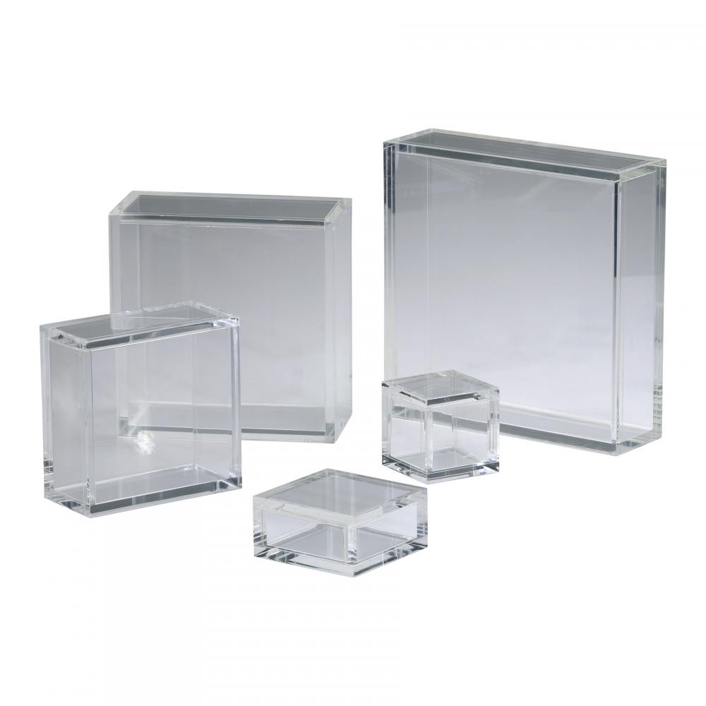 Acrylic Pedestal Clear - 8x8 Sq