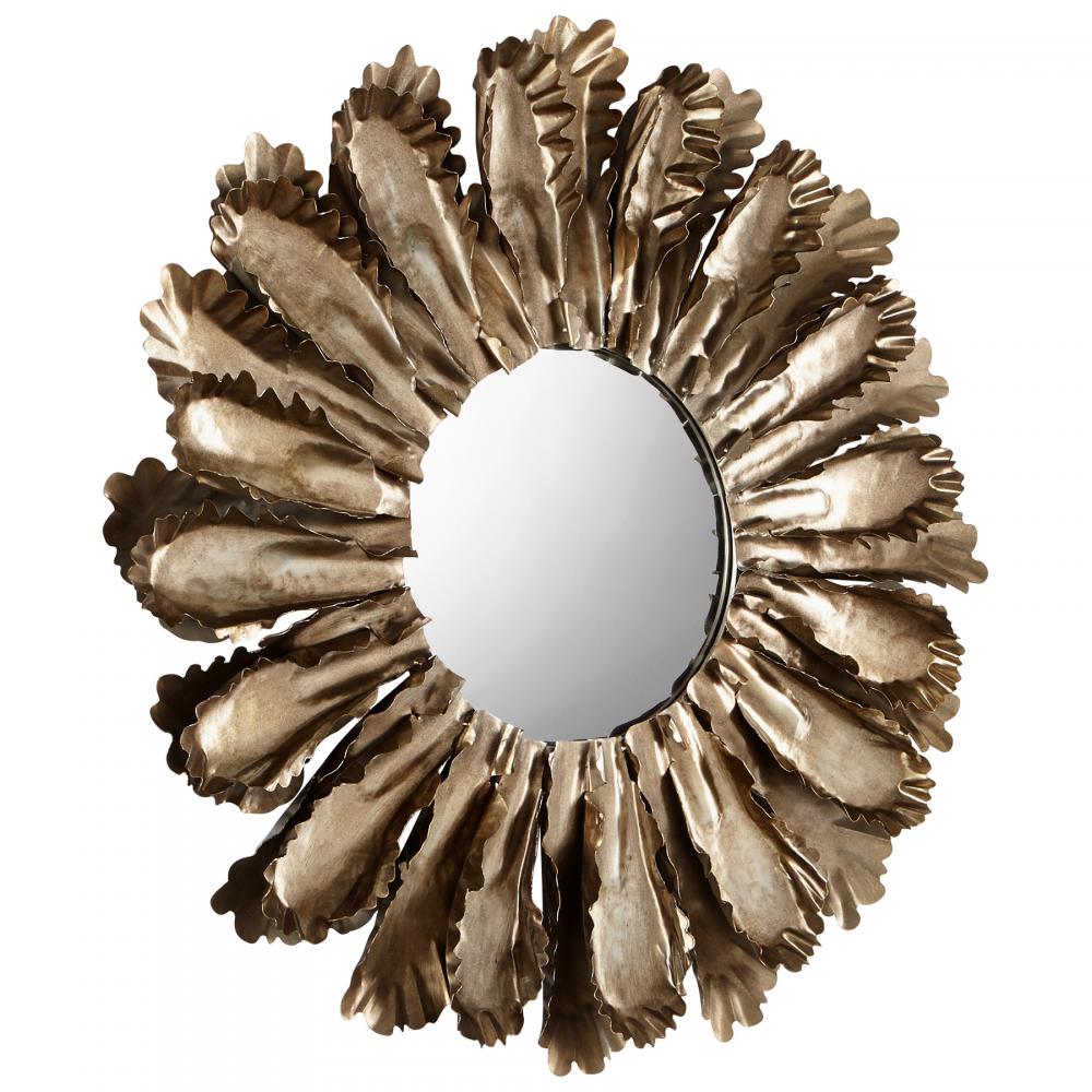 Fluttering Leaves Mirror Rustic Bronze