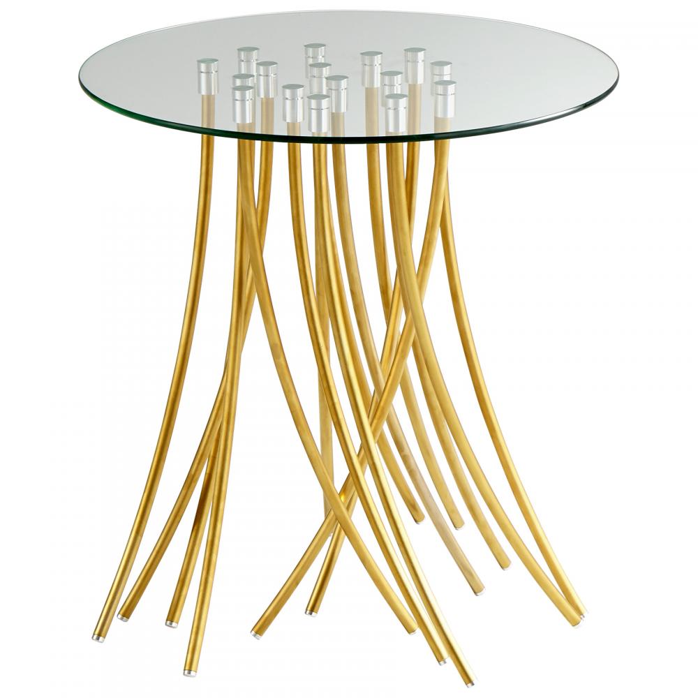 Tuffoli Table Satin Brass