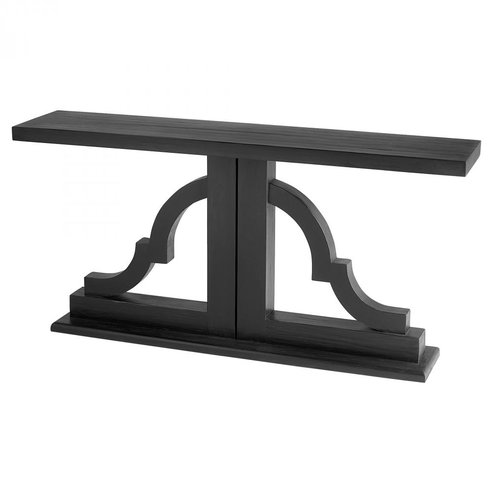 Bahia Console Table Satin Black