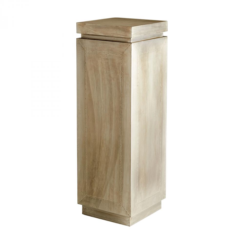 Anatolia Pedestal  | White Metal | Medium