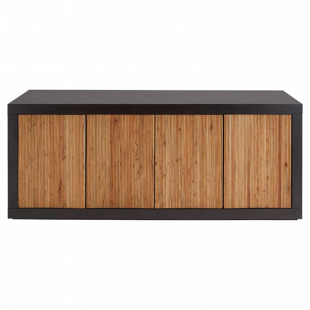 Belluno Credenza Black Medium Brown