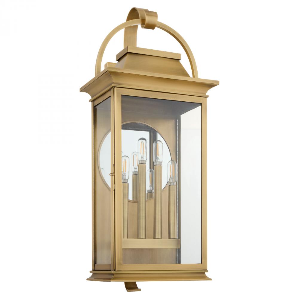 Concord 4 Light Outdoor Wall Sconce - Heritage Brass