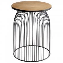 Cyan Designs 09043 - Bird Cage Table Graphite And Natural Wood