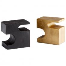 Cyan Designs 10091 - Two-Piece Bookends Piece Bookends Bronze And Brass