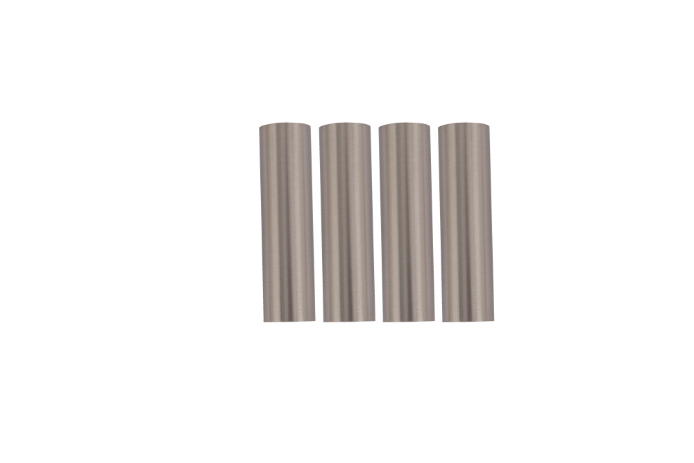 Set of 4 Brushed Polished Nickel Candle Covers for 52935-FB (fixture not included)