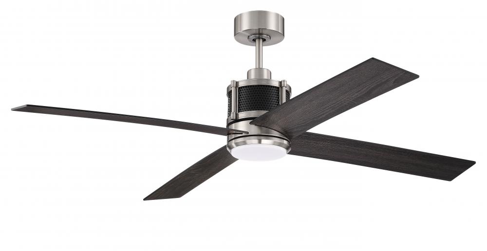 56" Ceiling Fan w/Wi-Fi, DC Motor, Blades, LED Light Kit