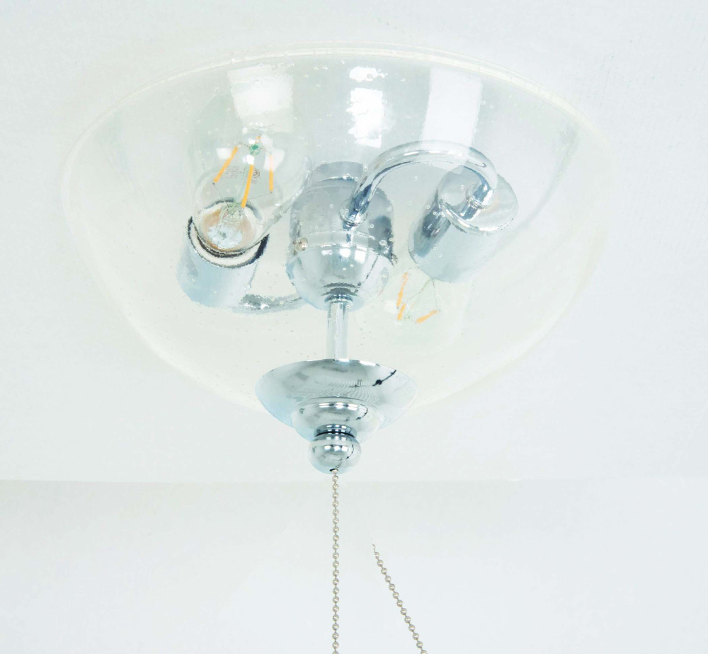 Clear Seeded w/2x9w LED