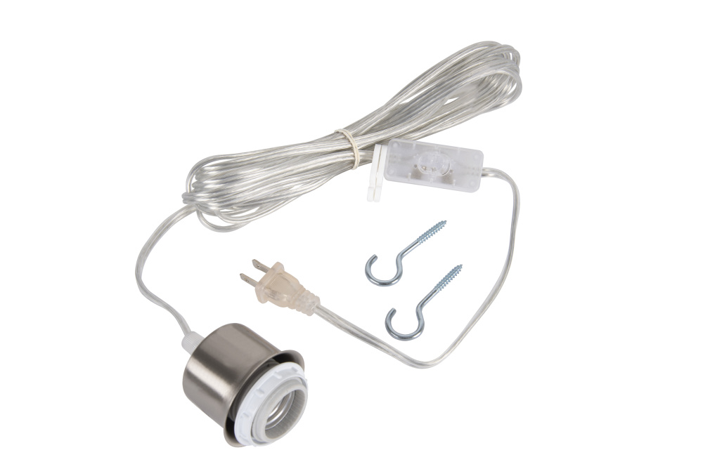 15' Silver Cord w/Socket Kit
