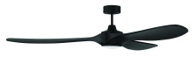 Craftmade EVY72FB3 - 72"  Ceiling Fan w/DC Motor, w/Blades & LED Light Kit, Damp Rated