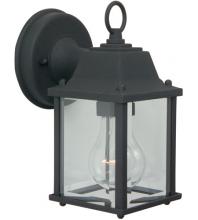 Craftmade Z192-TB - Coach Lights Cast 1 Light 8.66" Outdoor Wall Lantern in Textured Black
