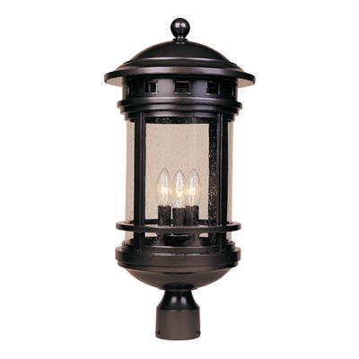Sedona 23" 3-Light Outdoor Post Lantern