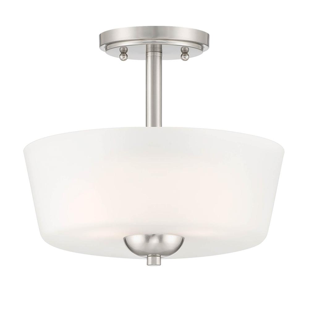 Malone 12" 2-Light Semi-Flush