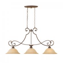 Designers Fountain 81838-FSN - Mendocino 3 Light Island