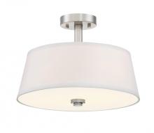 Designers Fountain 88511-SP - Studio 15" 2-Light Semi-Flush