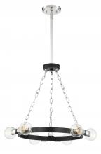 Designers Fountain 93486-BK - Huxton 21" 6-Light Chandelier