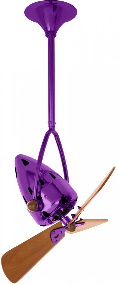 Jarold Direcional - Directional Ceiling Fan - Ametista Finish - Wood Blades