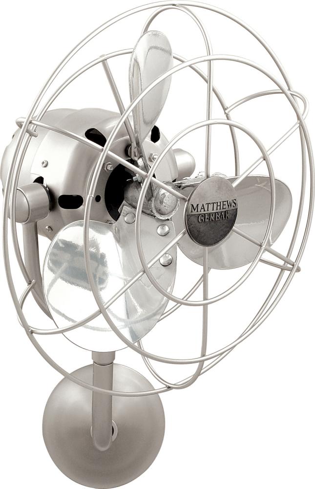 Michelle Parede - Directional Wall Fan - Brushed Nickel Finish