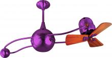 Matthews Fan Company B2K-LTPURPLE-WD - Brisa 2000 - Rotational Ceiling Fan - Ametista Finish - Wood Blades