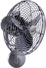 Matthews Fan Company MP-BKN-MTL - Michelle Parede - Directional Wall Fan - Black Nickel Finish - Metal Blades