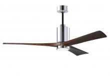 Matthews Fan Company PA3-CR-WA-60 - Patricia-3 - 60" Three Blade Ceiling Fan - 5CCT Integrated LED - Polished Chrome Finish