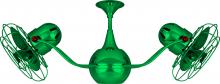Matthews Fan Company VB-GREEN-MTL - Vent-Bettina 360° dual headed rotational ceiling fan in Esmeralda (Green) finish with metal blade