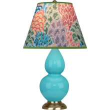Robert Abbey 1760S - Egg Blue Small Double Gourd Accent Lamp