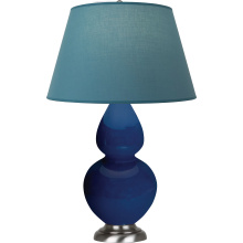 Robert Abbey CT22B - Cobalt Double Gourd Table Lamp
