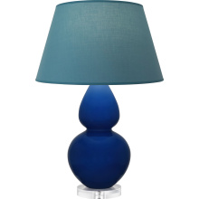 Robert Abbey CT23B - Cobalt Double Gourd Table Lamp