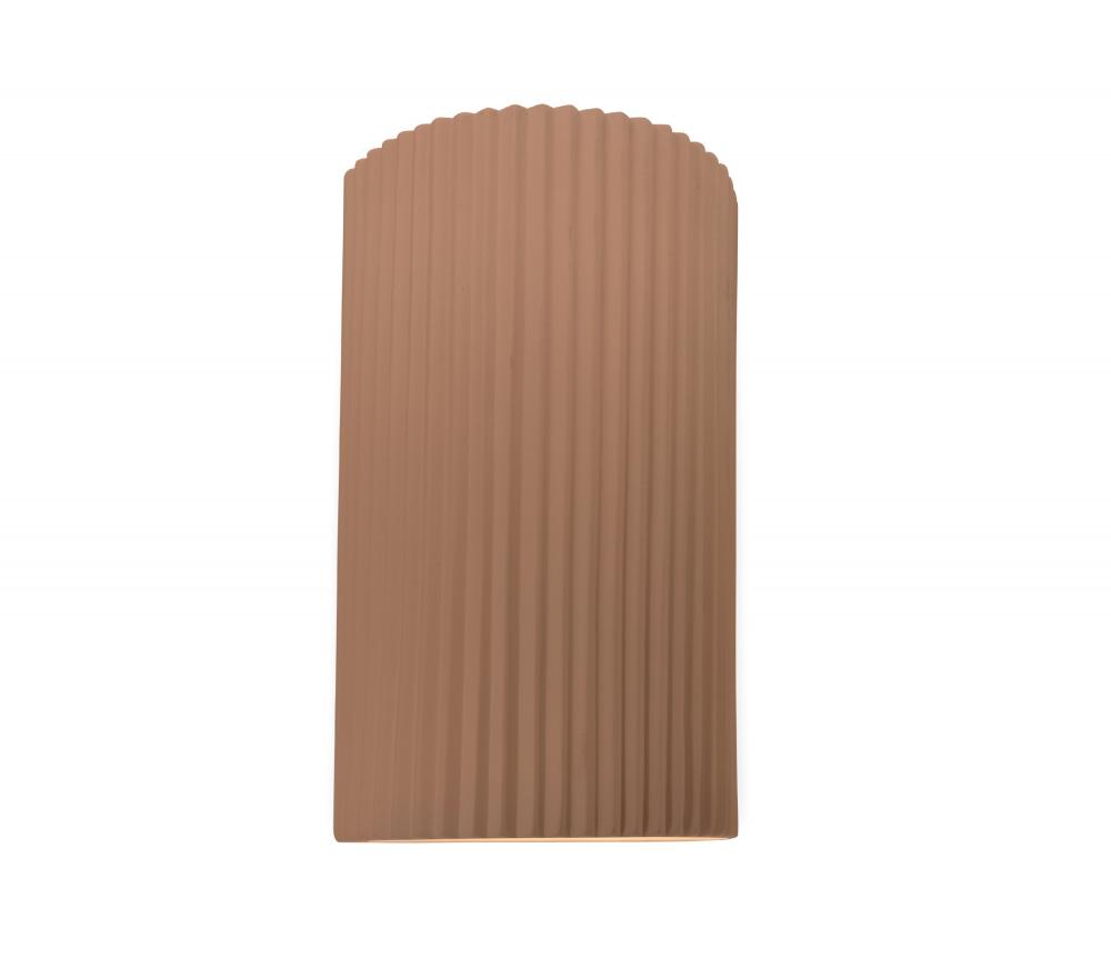 Large ADA LED Pleated Cylinder (Outdoor)