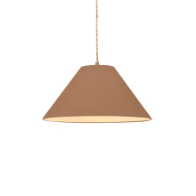 Justice Design Group CER-6640-ADOB-ABRS-BEIG-TWST - Small Avola 1-Light Pendant