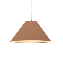 Justice Design Group CER-6645-ADOB-ABRS-BEIG-TWST - Large Avola 1-Light Pendant