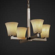 Justice Design Group CLD-8829-30-NCKL - Modular 4-Light Chandelier
