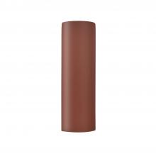 Justice Design Group CER-5400W-CLAY-LED1-1000 - ADA LED Tube - Closed Top (Outdoor)