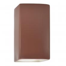 Justice Design Group CER-5955W-CLAY - Large ADA Rectangle - Open Top & Bottom
