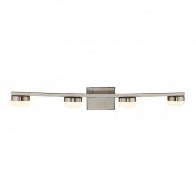 Justice Design Group FSN-8994-OPAL-NCKL - Puck 2-Light LED Bath Bar