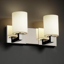 Justice Design Group FSN-8922-10-MROR-CROM - Modular 2-Light Bath Bar